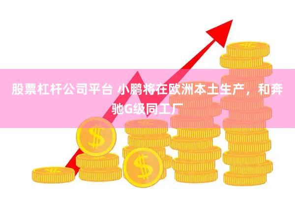 股票杠杆公司平台 小鹏将在欧洲本土生产，和奔驰G级同工厂