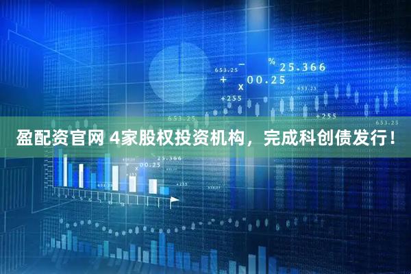 盈配资官网 4家股权投资机构，完成科创债发行！