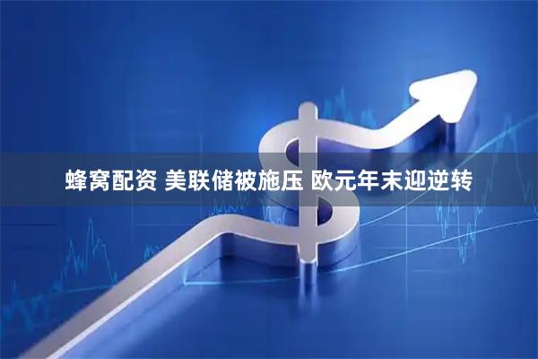蜂窝配资 美联储被施压 欧元年末迎逆转